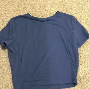 A cute bluish, grayish crop top size medium